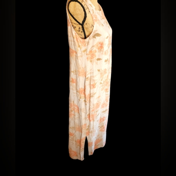 💥SALE💥FINAL DISCOUNT!!Casual Corner Annex Linen Blend Floral Dress. Size 8 - Picture 2 of 6